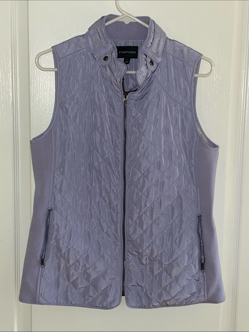 41 Hawthorn Quilted Sleeveless Vest - Lavender